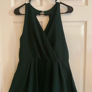 Dark green romper